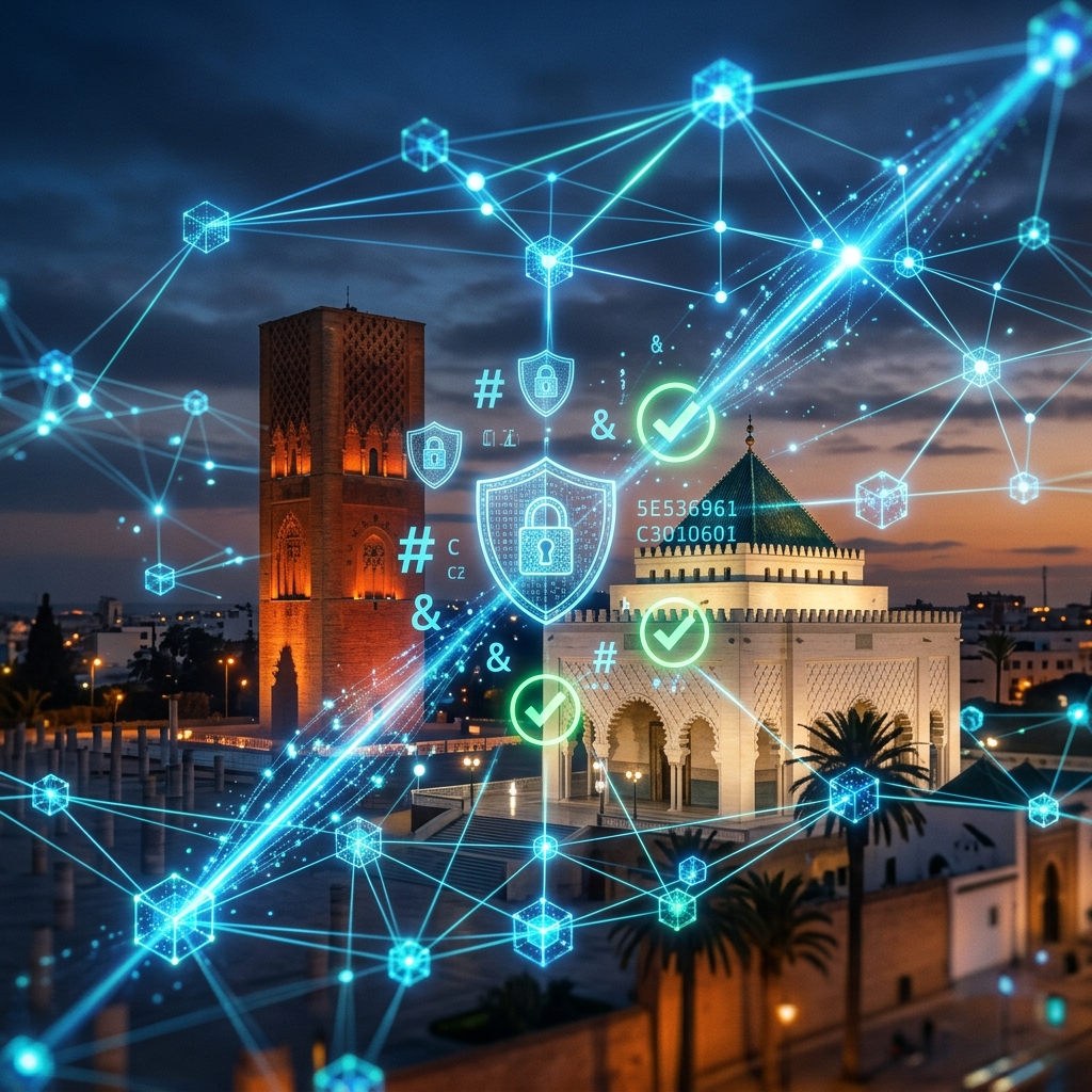 Cryptographic trust architecture securing Morocco digital credentials